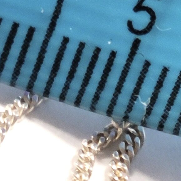 18 inch 925 Sterling Silver Italy Necklace, 925 Sterling Silver Chain - Picture 6 of 15